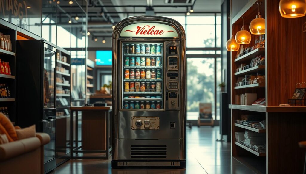 nostalgieautomat im modernen Einzelhandel