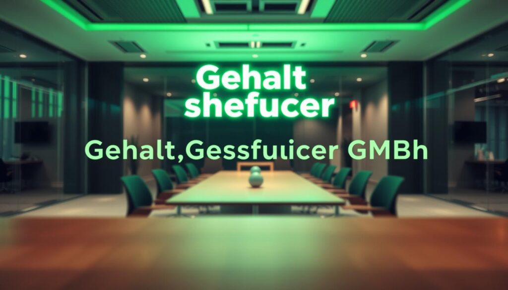 Gehalt Geschäftsführer GmbH