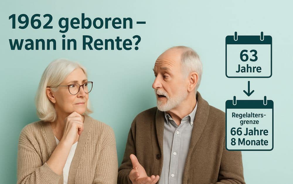 1962 geboren – wann in Rente? Rentenberechnung