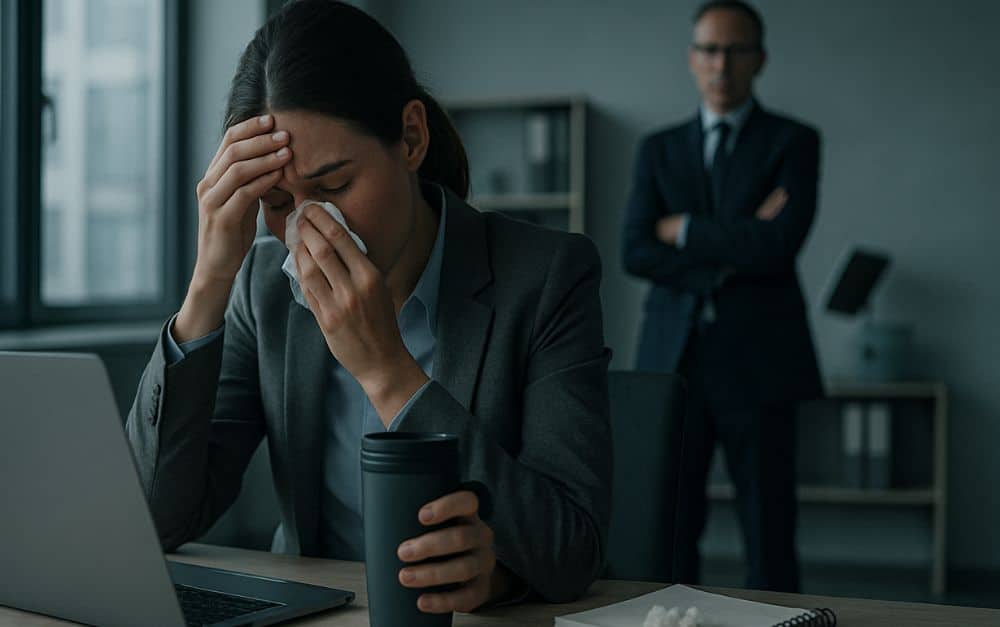 Unter Druck von Arbeitgeber bei Krankheit? Hier ist Ihr Recht