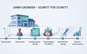 GmbH gründen: Schritt für Schritt zur eigenen Gesellschaft