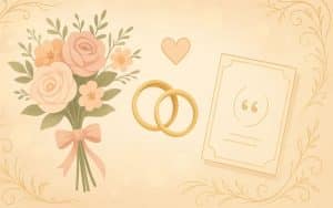 Inspirierende Sprüche zur Hochzeit – Liebe & Glück