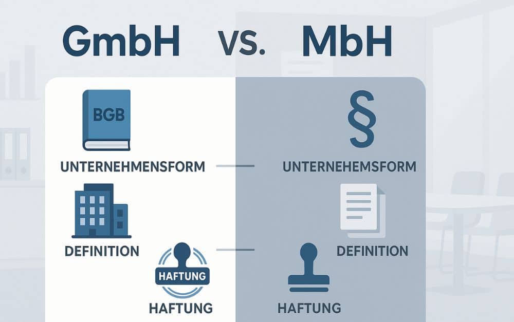 GmbH und MbH – Wichtige Unterschiede im Überblick