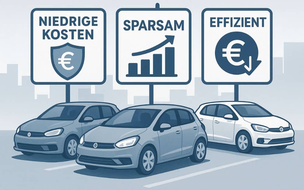 Günstigste Autos in Versicherung und Steuern